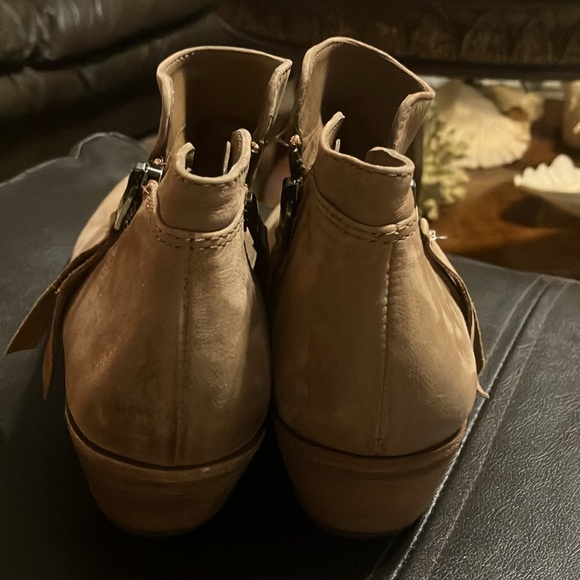 NWOT Sam Edelman Utah tan soft leather ankle boots size 6.5 - Picture 3 of 6